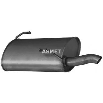 Silencieux arrière ASMET 08.083