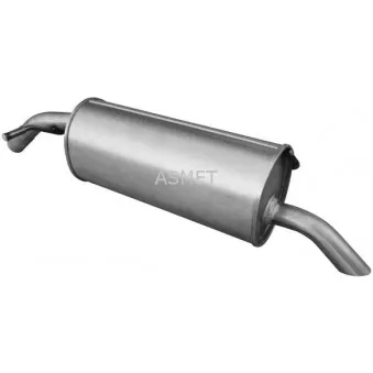 Silencieux arrière ASMET 08.090