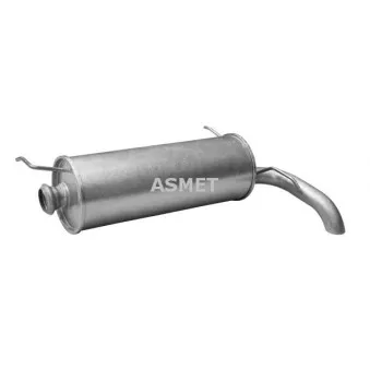 Silencieux arrière ASMET 09.002