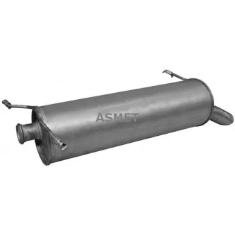 Silencieux arrière ASMET 09.023