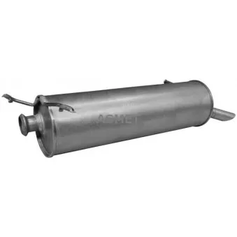 Silencieux arrière ASMET 09.037