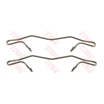 Kit d'accessoires, plaquette de frein à disque TRW PFK592