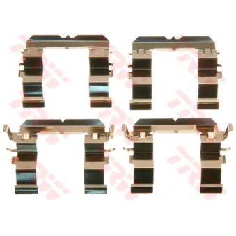 Kit d'accessoires, plaquette de frein à disque TRW PFK593