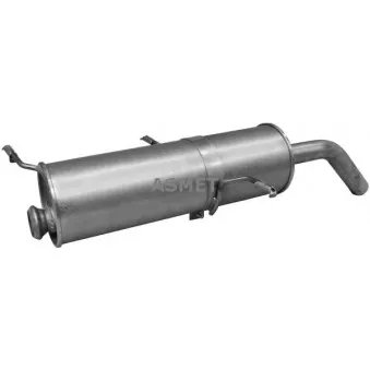 Silencieux arrière ASMET 09.054