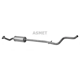 Silencieux central ASMET