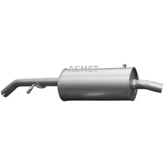 Silencieux arrière ASMET 09.071