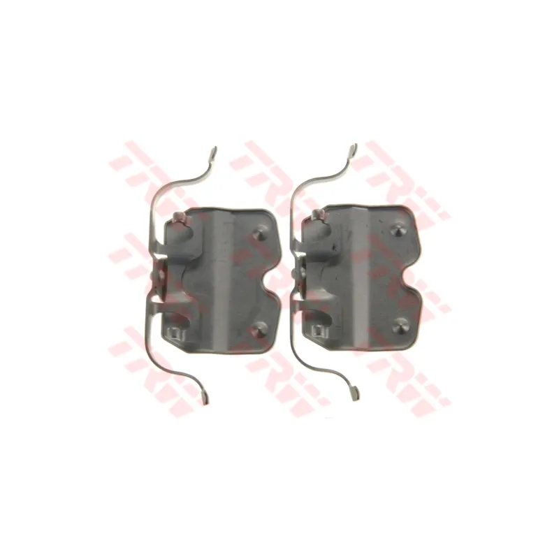 Kit d'accessoires, plaquette de frein à disque TRW PFK596