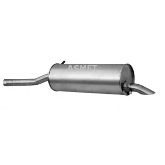 Silencieux arrière ASMET 09.094