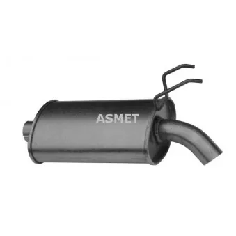 Silencieux arrière ASMET 10.042