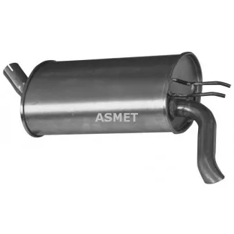 Silencieux arrière ASMET