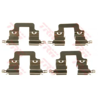 Kit d'accessoires, plaquette de frein à disque TRW PFK603