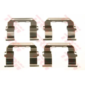 Kit d'accessoires, plaquette de frein à disque TRW PFK604