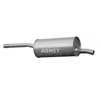 Silencieux arrière ASMET 10.106