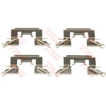 Kit d'accessoires, plaquette de frein à disque TRW PFK609