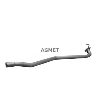 Tuyau d'échappement ASMET