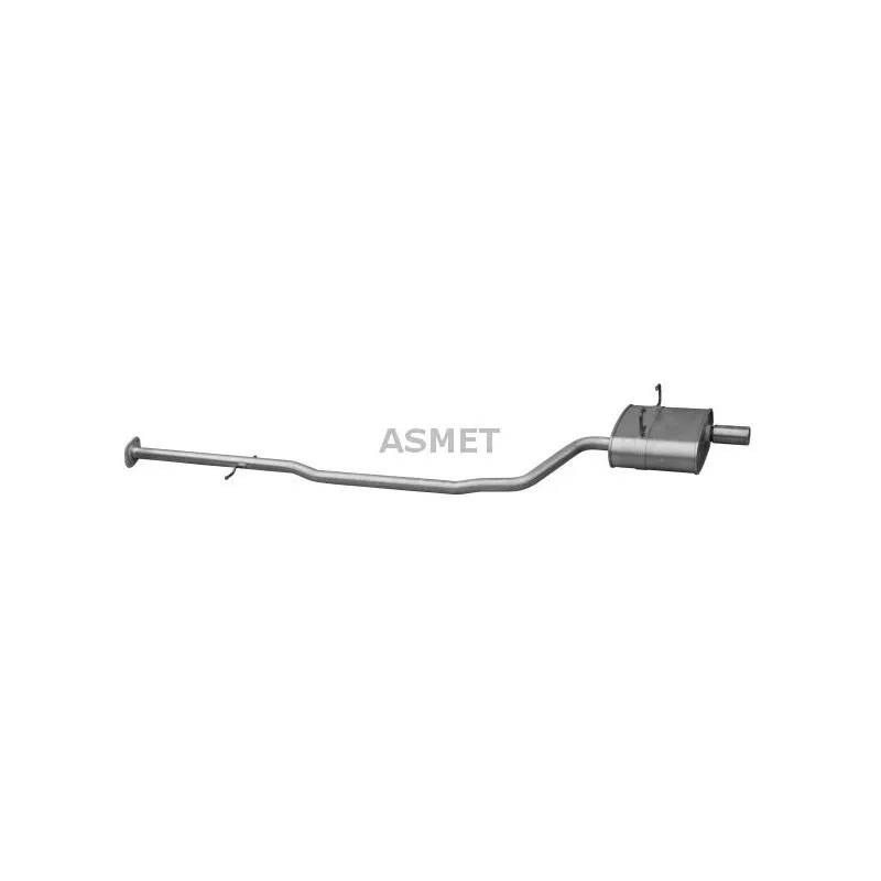 Silencieux arrière ASMET 12.019
