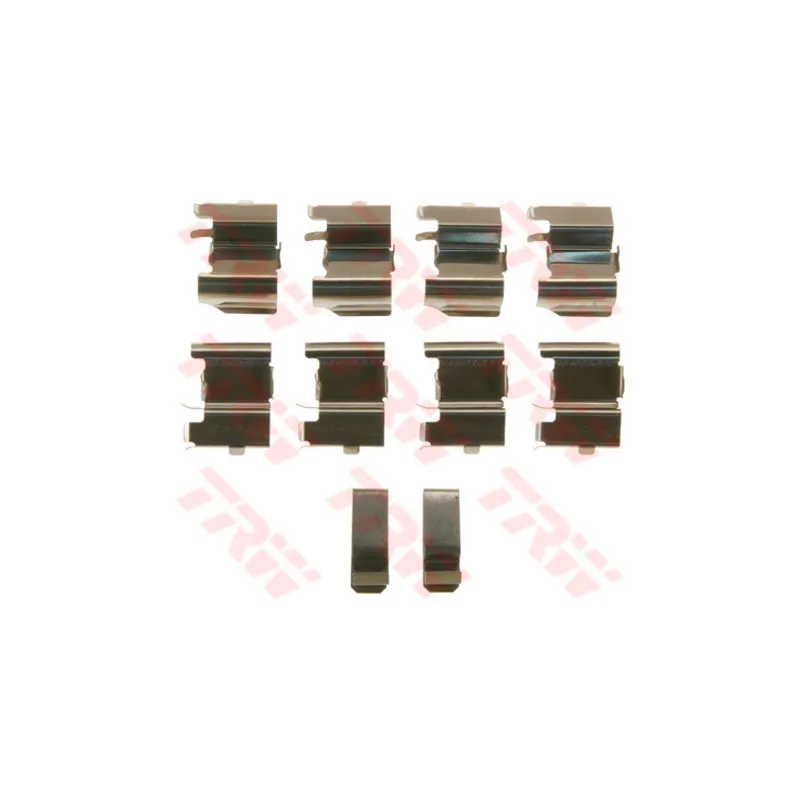 Kit d'accessoires, plaquette de frein à disque TRW PFK612
