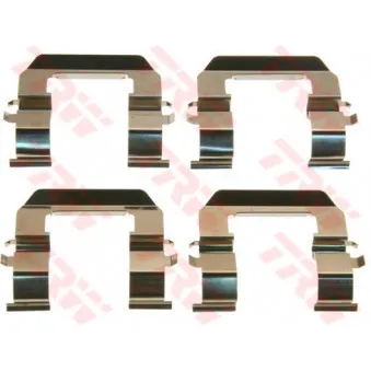 Kit d'accessoires, plaquette de frein à disque TRW PFK613