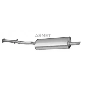 Silencieux arrière ASMET 12.034