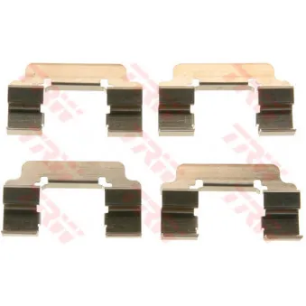 Kit d'accessoires, plaquette de frein à disque TRW PFK614
