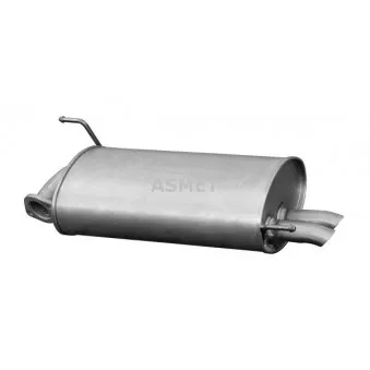 Silencieux arrière ASMET 13.001