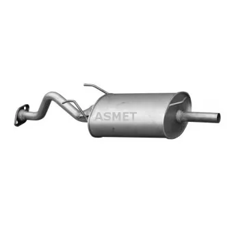 Silencieux arrière ASMET 13.022