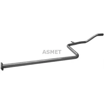Tuyau d'échappement ASMET 14.003