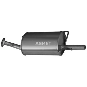 Silencieux arrière ASMET 14.024