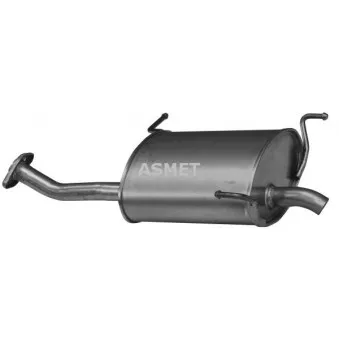 Silencieux arrière ASMET 14.025