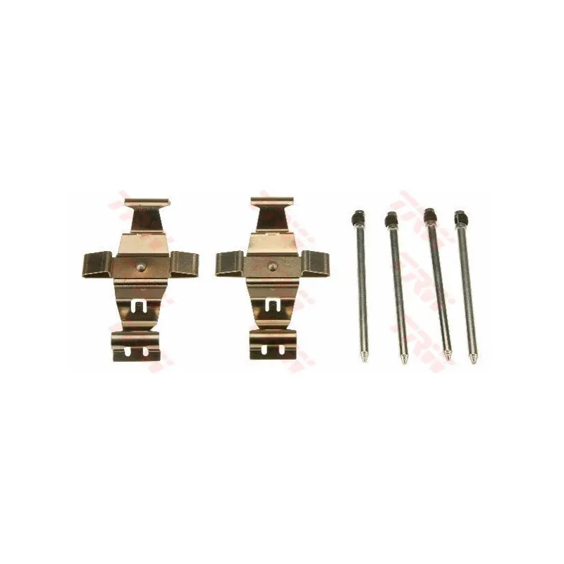 Kit d'accessoires, plaquette de frein à disque TRW PFK623