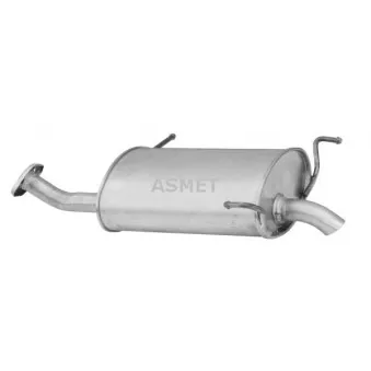 Silencieux arrière ASMET 14.040