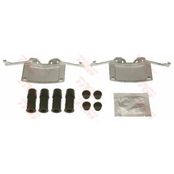 Kit d'accessoires, plaquette de frein à disque TRW PFK624