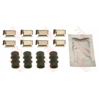 Kit d'accessoires, plaquette de frein à disque TRW PFK625