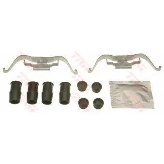 Kit d'accessoires, plaquette de frein à disque TRW PFK627