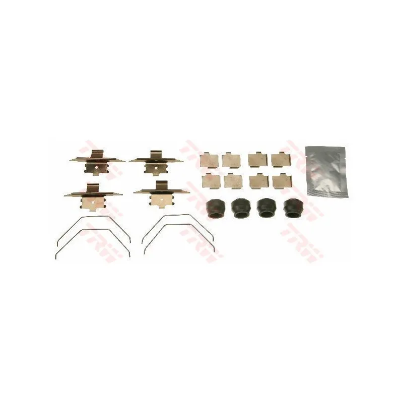 Kit d'accessoires, plaquette de frein à disque TRW PFK628