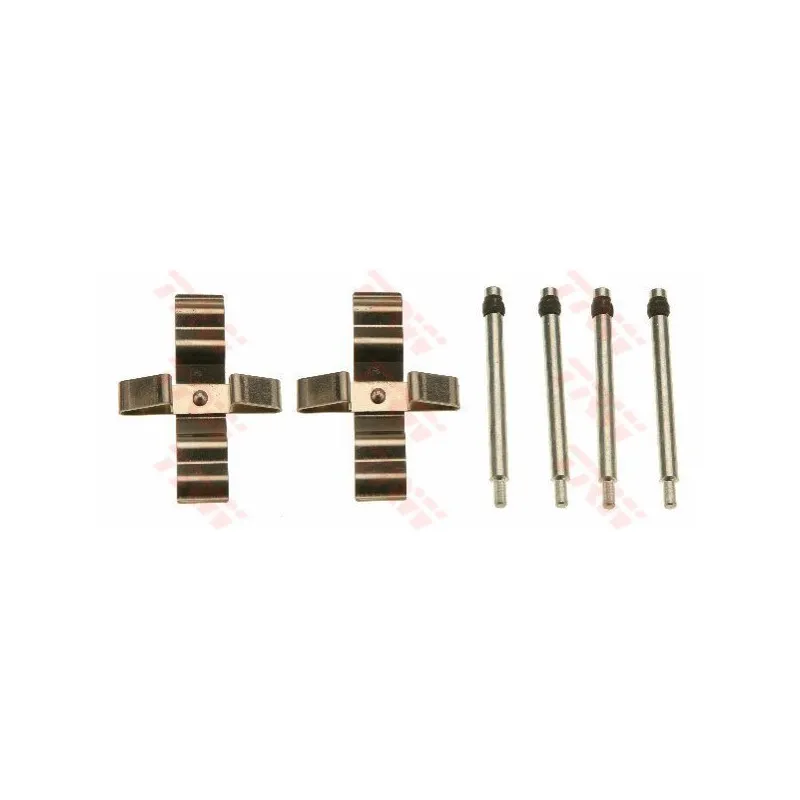 Kit d'accessoires, plaquette de frein à disque TRW PFK631