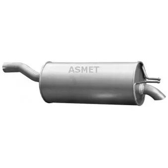 Silencieux arrière ASMET 16.082
