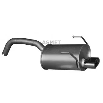 Silencieux arrière ASMET 16.091