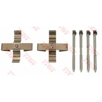 Kit d'accessoires, plaquette de frein à disque TRW PFK638
