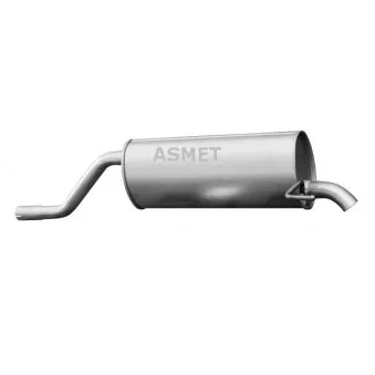 Silencieux arrière ASMET 16.099
