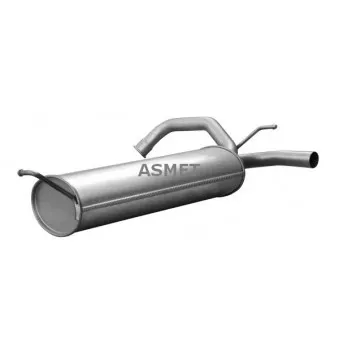 Silencieux arrière ASMET 16.102
