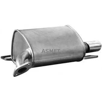 Silencieux arrière ASMET 17.002