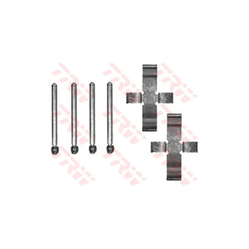 Kit d'accessoires, plaquette de frein à disque TRW PFK64