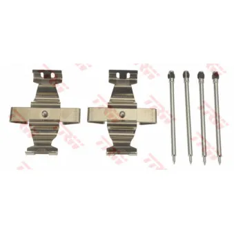 Kit d'accessoires, plaquette de frein à disque TRW PFK640