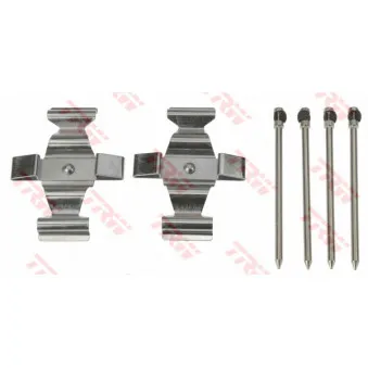 Kit d'accessoires, plaquette de frein à disque TRW PFK641