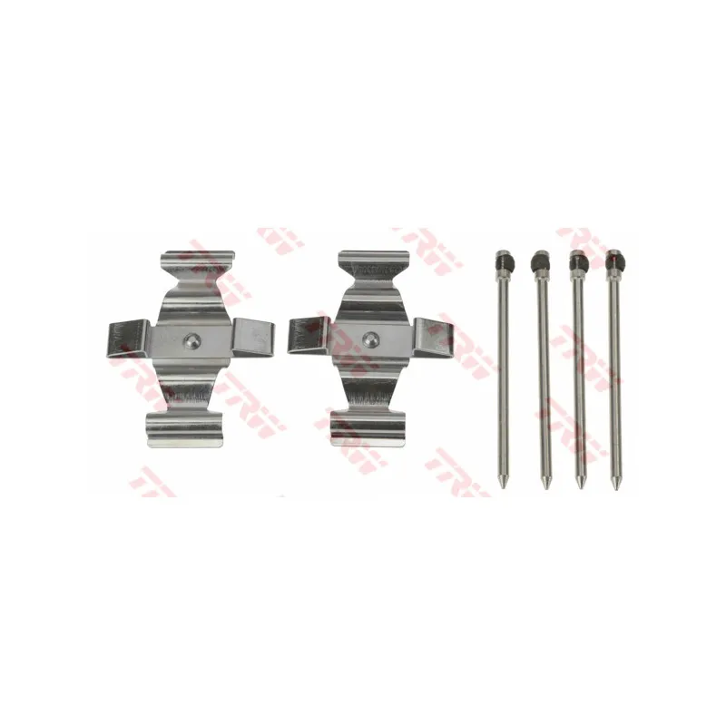 Kit d'accessoires, plaquette de frein à disque TRW PFK641