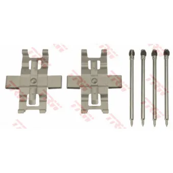 Kit d'accessoires, plaquette de frein à disque TRW PFK642