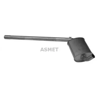 Silencieux central ASMET 19.008