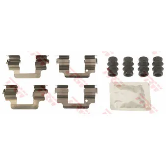Kit d'accessoires, plaquette de frein à disque TRW PFK643