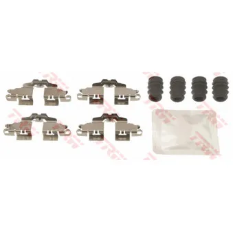 Kit d'accessoires, plaquette de frein à disque TRW PFK645